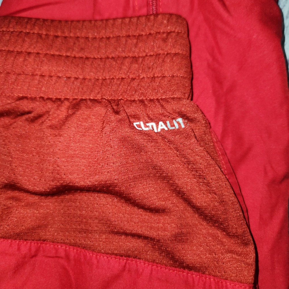 Adidas Red Wind Track Pants Men's Large Athletic Joggers Workout‎ - Picture 13 of 15